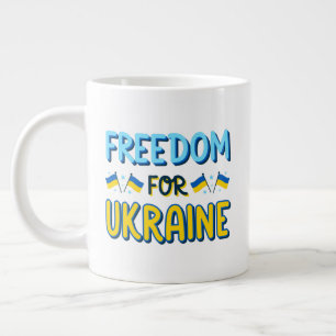 Liberté pour l'Ukraine Spécialité Jumbo Mug