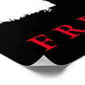 Liberté Statue de la Liberté Silhouette Poster Imp (Coin)