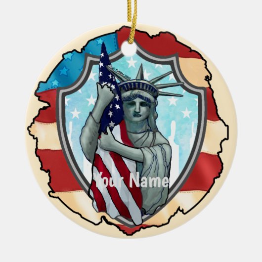 Liberté USA Ornement (Devant)