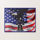 Liberté vole pour toujours 9/11 Puzzle (Horizontal)