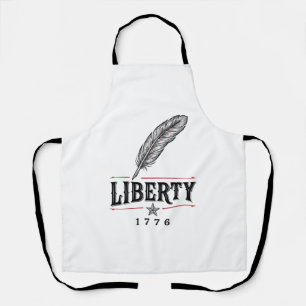 Liberty 1776 Patriottische Veer Vector Ontwerp_1 Schort