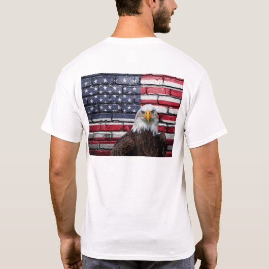 Liberty and Justice for All Men’s Basic T-shirt (Dos)