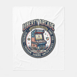 Liberty Arcade Patriottische Patriottische Arcade Fleece Deken