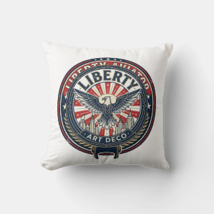 Liberty Aviator Patriottisch Patriottische Luchtva Kussen