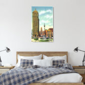 Liberty Bank Bldg, stadhuis Canvas Afdruk (Insitu (Slaapkamer))