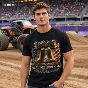 Liberty Bell Amerika 250 Jaar Vrijheid T-shirt