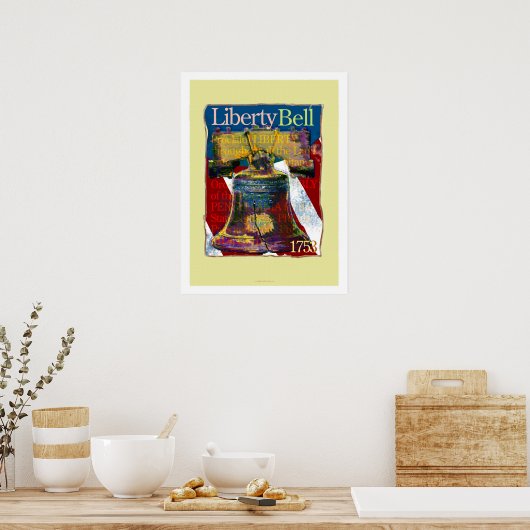 Liberty Bell Art Poster (Keuken)