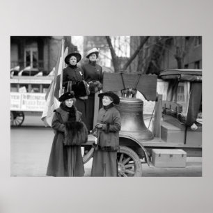 Liberty Bell for Suffrage: 1916 Poster