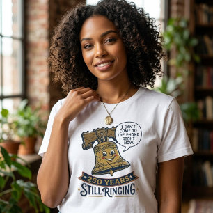 Liberty Bell Humor 250e verjaardag  Tri-Blend Shirt