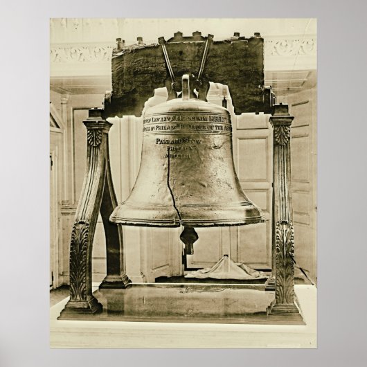 Liberty Bell in Independence Hall 1901 Poster (Voorkant)