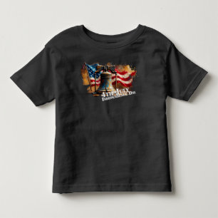 Liberty Bell Kunst voor 4 juli-viering Kinder Shirts