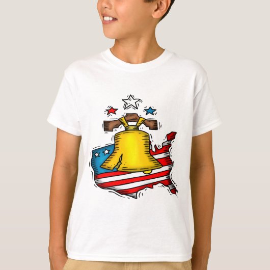 Liberty Bell Patriotic T-shirt (Voorkant)