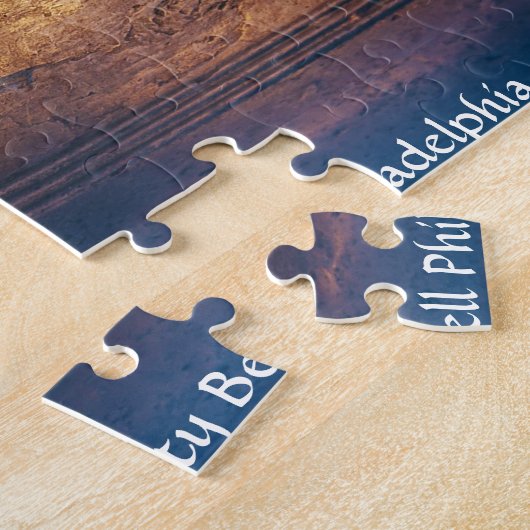 Liberty Bell Philadelphie. Jigsaw Puzzle (Côté)