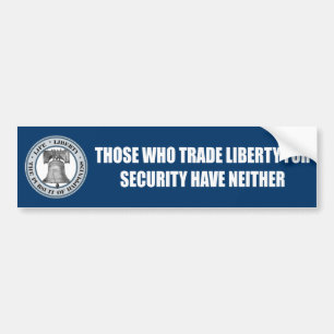 Liberty Bell - Trade Bumpersticker