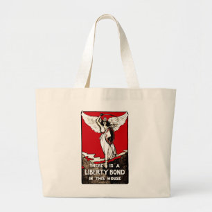Liberty Bond Eerste Wereldoorlog Poster 1918 Grote Tote Bag