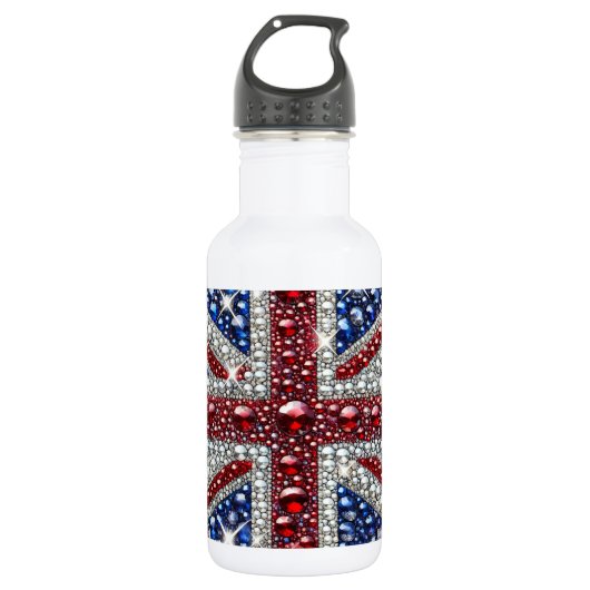 Liberty Bottle Britse kleuren Waterfles (Voorkant)