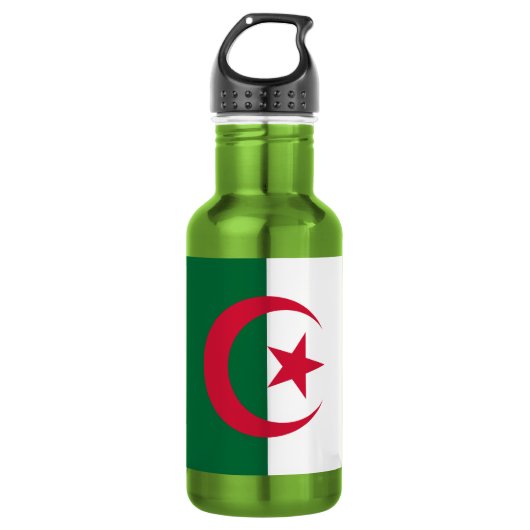 Liberty Bottle met vlag van Algerije Waterfles (Voorkant)