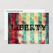 LIBERTY BRIEFKAART (Voorkant / Achterkant)