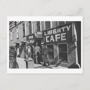 Liberty Cafe  1939 Restaurant Foto Briefkaart