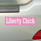 Liberty Chick Bumpersticker (Op auto)