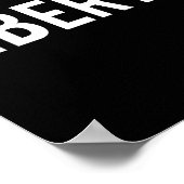 Liberty - Cool New Funny Name Fan Gift Tee Poster (Hoek)