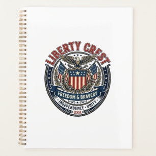 Liberty Crest Patriotique Patriotique Héraldique B