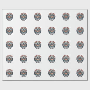 Liberty Crest Patriottisch Patriottisch Heraldiek  Cadeaupapier