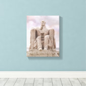 Liberty Crumbling, Facepalming Lincoln Canvas (Insitu (Houten vloer))