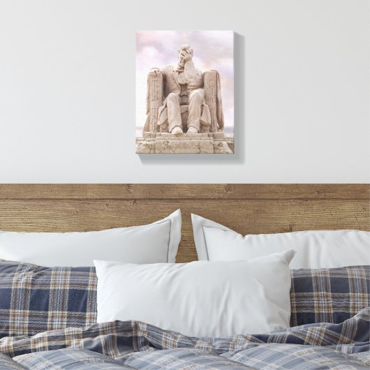 Liberty Crumbling, Facepalming Lincoln Canvas (Insitu (Slaapkamer))