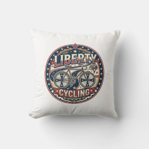 Liberty Cycling Patriottisch Patriottisch Fietsen  Kussen