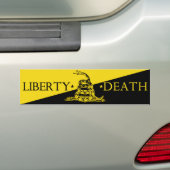 Liberty Death Bumpersticker (Op auto)