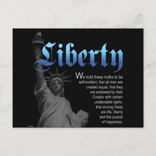 Liberty Declared Briefkaart