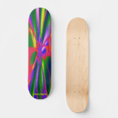 LIBERTY DOG PRO SHOP PSYCHEDELICA MADNESS DECK SKATEBOARD (Voorkant)