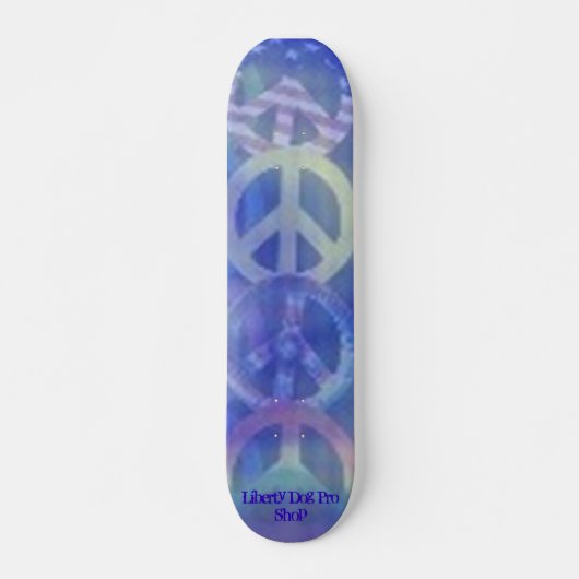 LIBERTY DOG PRO SKATEBOARD - ROAD TO PEACE - PARTA (Devant)