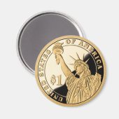 Liberty Dollar Coin Magneet (Voorkant / Achterkant)