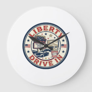 Liberty Drive In Patriottisch Patriottische Drive Grote Klok