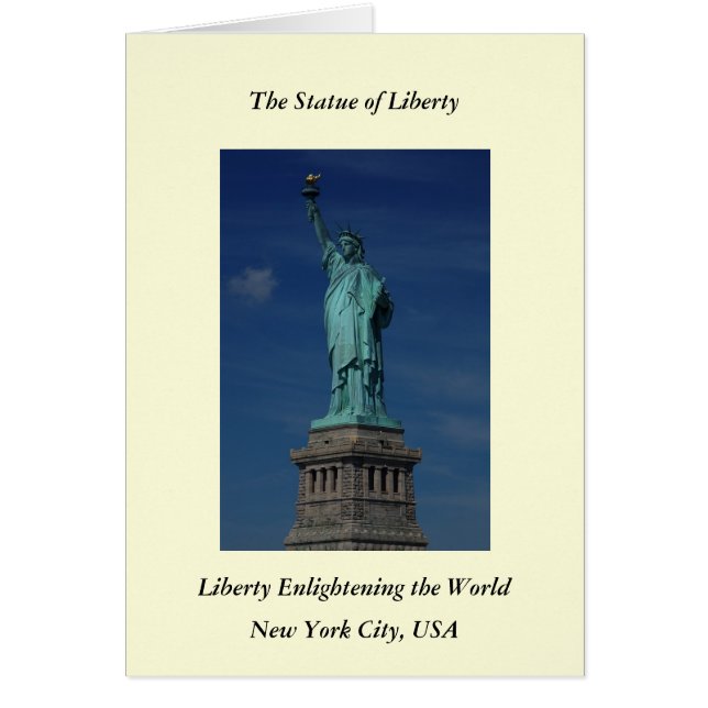 Liberty Enlightening the World - Statue de la Libe (Devant)