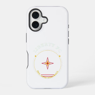 Liberty FC Kompas Badge Hoesje USA Voetbal iPhone 16 Hoesje