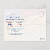 Liberty Fireworks 4 juillet Invitation du Parti (Dos)