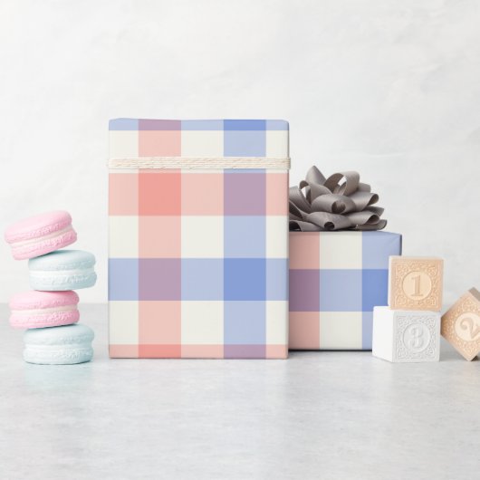 Liberty Gingham - Wrapping Paper Cadeaupapier (Baby Shower)