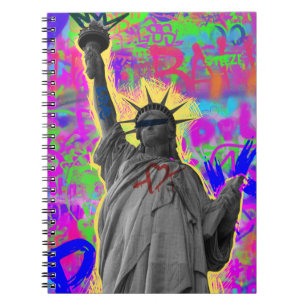 Liberty Glitch Street Art Notitieboek