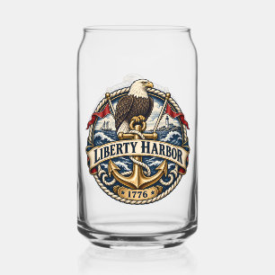 Liberty Harbor Eagle Anchor Verre Double Face