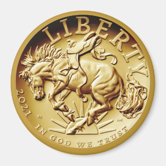 Liberty Horse Coin  Magneet