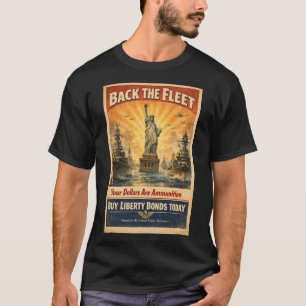 Liberty In Actie" WWII Propaganda T-shirt