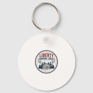 Liberty Jacht Lodge Patriottisch Patriottisch Jach Sleutelhanger