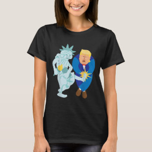 Liberty Kicks Trump 2020 Verkiezing Anti Donald De T-shirt