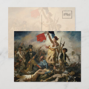 Liberty Leading the People (28 juli 1830) Postcar Briefkaart