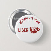 Liberty Libertea Tea Party Button (Voorkant /achterkant)
