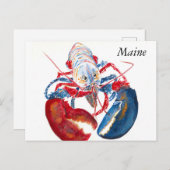 Liberty Lobster Briefkaart (Voorkant / Achterkant)
