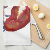 LIBERTY LOBSTER Serviette de cuisine (Quart Plié)